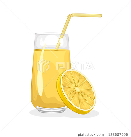 Illustration of Lemon Juice 128687996