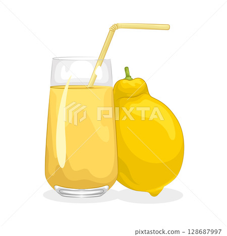 Illustration of Lemon Juice Illustration of Lemon Juice 128687997
