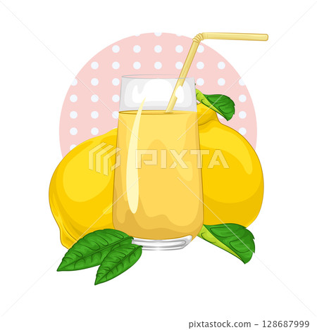 Illustration of Lemon Juice 128687999