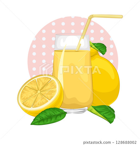 Illustration of Lemon Juice Illustration of Lemon Juice 128688002
