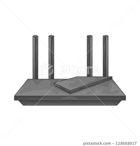 Illustration of Router 128688017