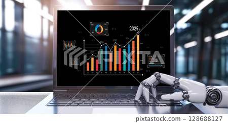 Business data dashboard provide business intelligence analytic brisk 128688127