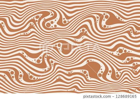Peanut butter background with swirl texture. Caramel with milk chocolate cream splashes. Toffee candy drips. Liquid marble melted syrup illustration. Sweet zebra dessert. Peanut butter background with swirl texture. Caramel with milk chocolate cream splashes. Toffee candy drips. Liquid marble melted syrup illustration. Sweet zebra dessert. 128689165