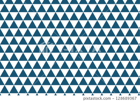 Seamless pattern of scales in a calm indigo blue color 128689367