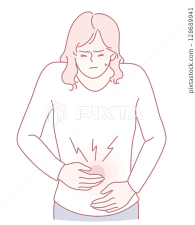 Individuals Experiencing Abdominal Pain or Discomfort may seek medical attention or support Individuals Experiencing Abdominal Pain or Discomfort may seek medical attention or support 128689941