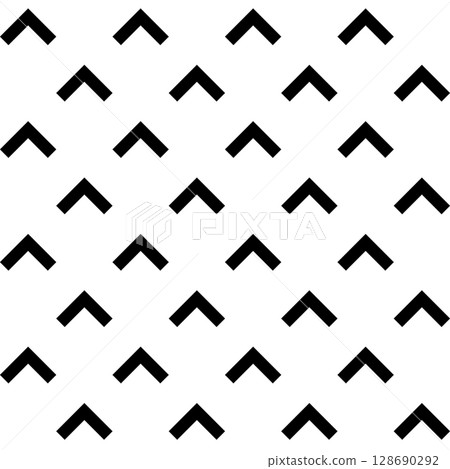Arrow geometric seamless pattern. Fence mesh background. Old asian japan texture. Ethnic mountains repeat pattern. Arrow grid. Dragon skin, fish scale background. Vector illustration 128690292