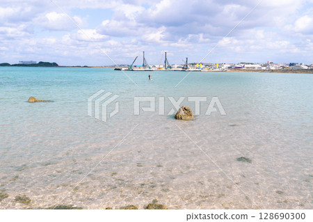 The Okinawan ocean is soothing just to look at The Okinawan ocean is soothing just to look at 128690300