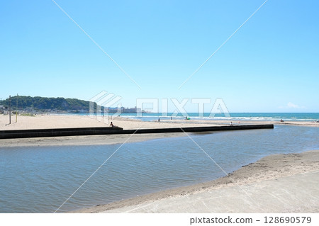 Kamakura Beach Zaimokuza Coast Kamakura Beach Zaimokuza Coast 128690579