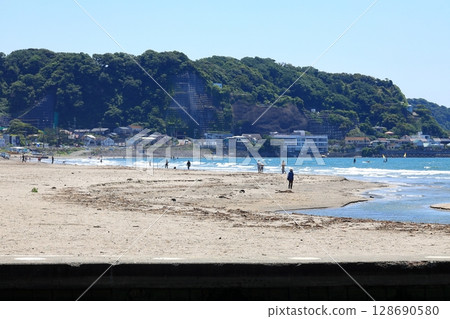 Kamakura Beach Zaimokuza Coast 128690580