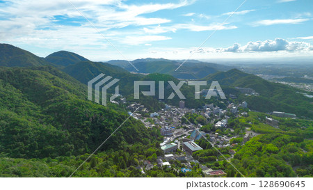 Arima Onsen aerial view Arima Onsen aerial view 128690645