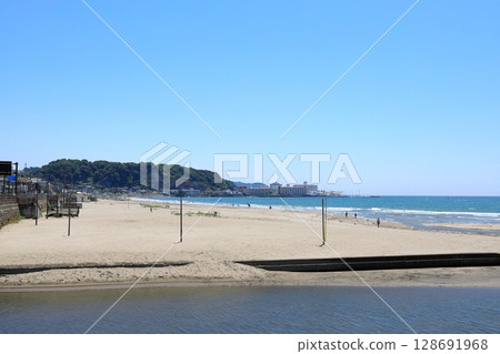 Kamakura Beach Zaimokuza Coast 128691968