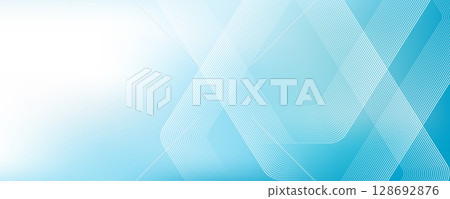 Modern medical or health care scientific abstract background with hexagons. Geometric stripe line art design for poster, brochure, cover, banner, header, website, presentation template 128692876