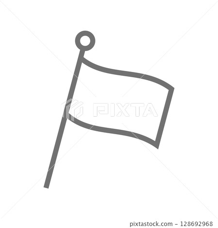 Simple flag vector illustration material_02 128692968
