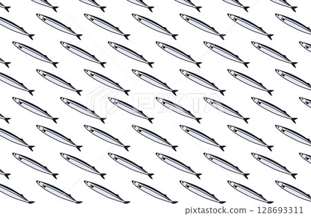 秋刀魚的背景插圖 秋刀魚的背景插圖 128693311