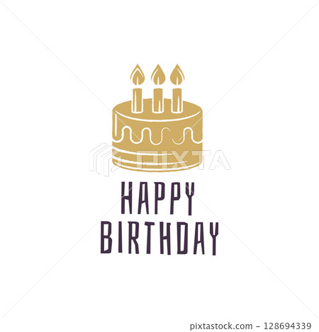 Happy Birthday Logo 128694339