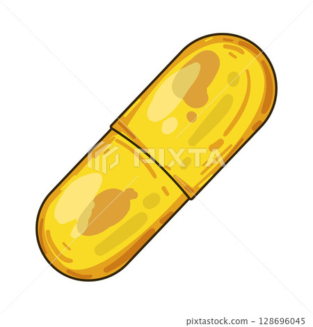 illustration of capsule illustration of capsule 128696045