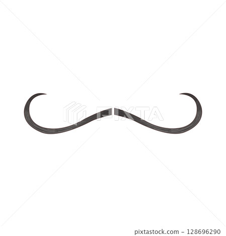 illustration of mustache illustration of mustache 128696290