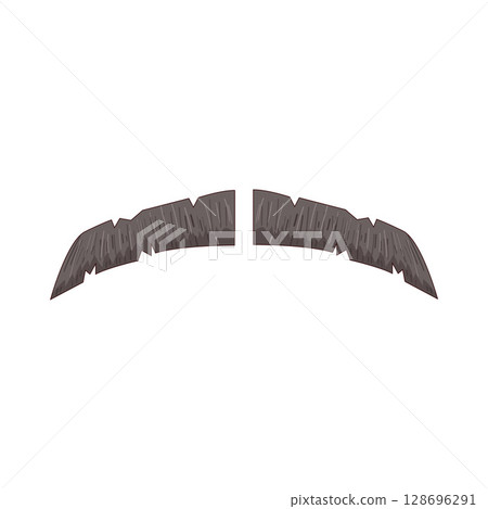 illustration of mustache illustration of mustache 128696291