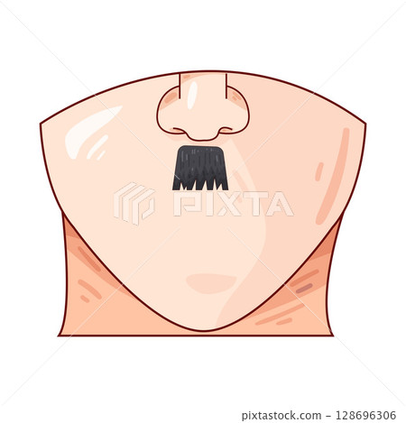 illustration of mustache illustration of mustache 128696306
