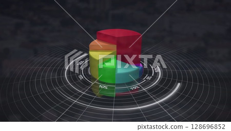 Image of data processing over dark background Image of data processing over dark background 128696852