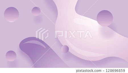 Image of moving shapes on white background 128696859