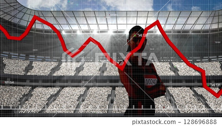 Image of text with globe and network of connections 128696888