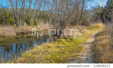 Natural Landscape of Piron River Path, Spain 128698221