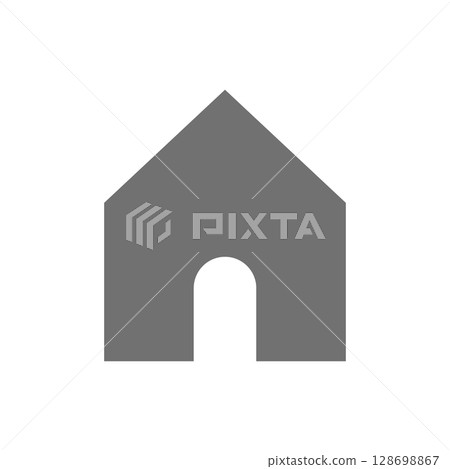 簡單的主頁圖示向量素材_01 簡單的主頁圖示向量素材_01 128698867