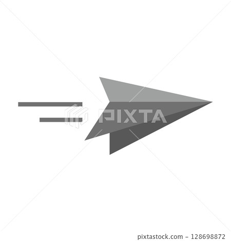 紙飛機向量 icon_03 128698872