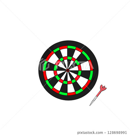Darts Dartboard Arrow Simple 128698991