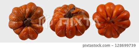 Celebrate Halloween and Thanksgiving With Vibrant Autumn Pumpkins in Seasonal Decor 128699739