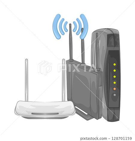 Illustration of Router  128701159