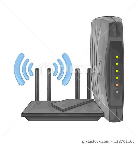 Illustration of Router Illustration of Router 128701165