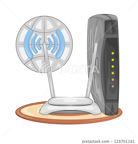 Illustration of Router  128701181