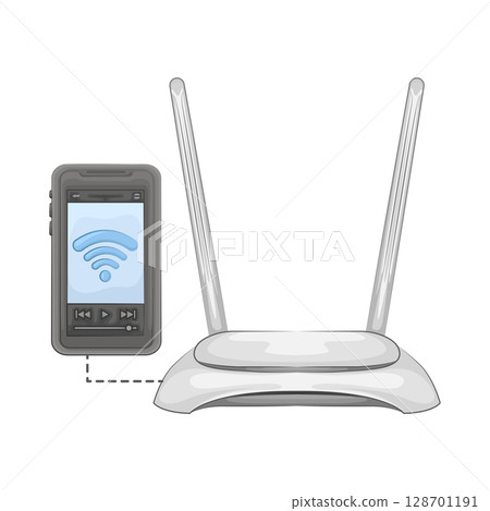 Illustration of Router  128701191