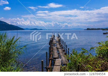 衝島湖畔風景 128704554