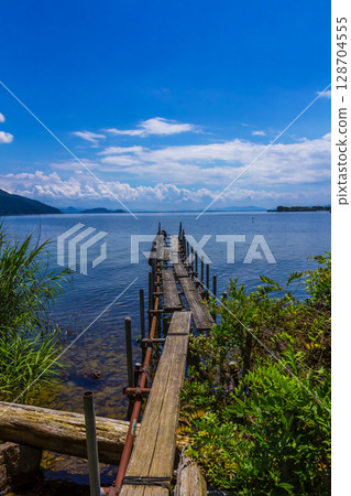 Lakeside scenery of Okishima Lakeside scenery of Okishima 128704555