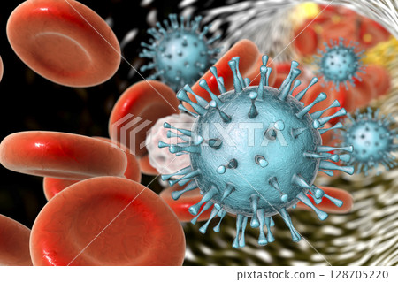 Cytomegalovirus in blood Cytomegalovirus in blood 128705220