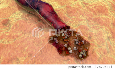 Blood flow, hemorrhage 128705241