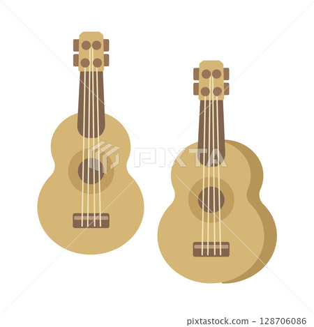 尤克里裡插圖 尤克里裡插圖 128706086