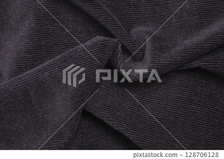 Black ribbed corduroy texture background 128706128