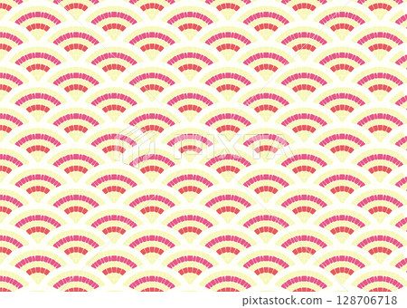 Japanese-inspired dot pattern tile background 128706718