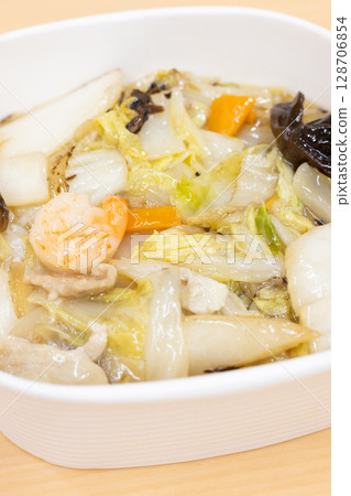Delicious convenience store bento: Chinese rice bowl bento Delicious convenience store bento: Chinese rice bowl bento 128706854