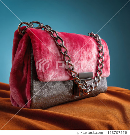 Your It Bag crafted in velvet and leather, merging vintage spirit with modern urban edge 128707256