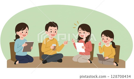 團隊共創未來！腦力激盪，觀點碰撞 128708434