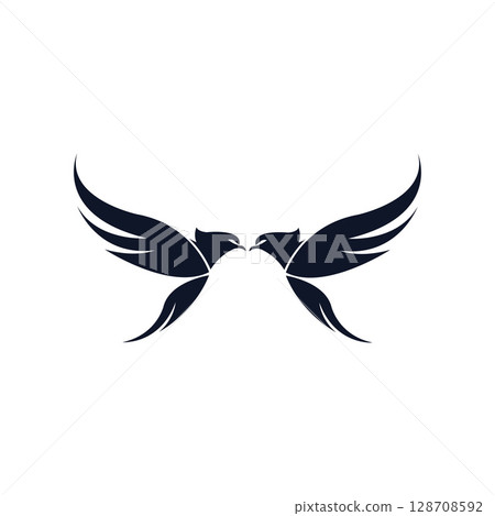 Eagle Logo Icon Symbol Illustration Eagle Logo Icon Symbol Illustration 128708592
