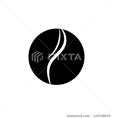 Smoke steam icon logo illustration isolated on white background Aroma vaporize icons. Smells vector line icon hot aroma stink or cooking steam symbols smelling or vapor 128708639