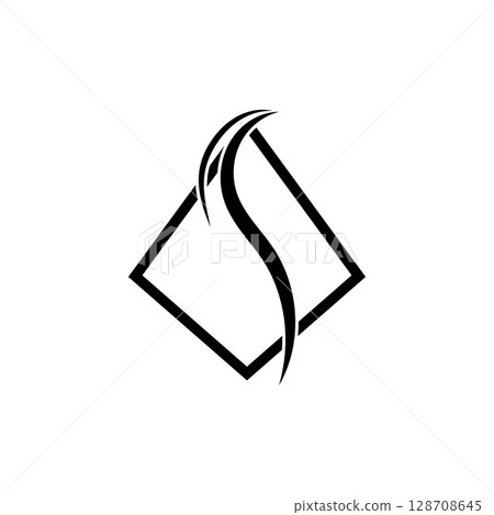 Smoke steam icon logo illustration isolated on white background Aroma vaporize icons. Smells vector line icon hot aroma stink or cooking steam symbols smelling or vapor 128708645