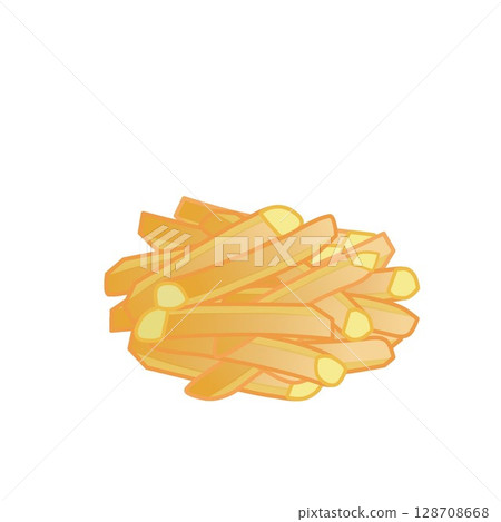 French fries illustration French fries illustration 128708668