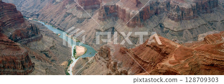 Aerial View Grand Canyon Arizona Aerial View Grand Canyon Arizona 128709303